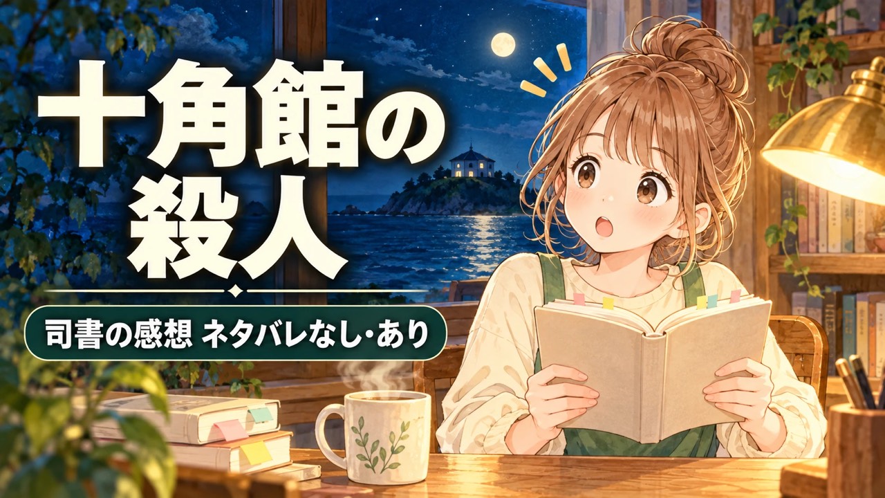 【感想】十角館の殺人｜難しい？期待外れ？ネタバレなし・ありで答えます